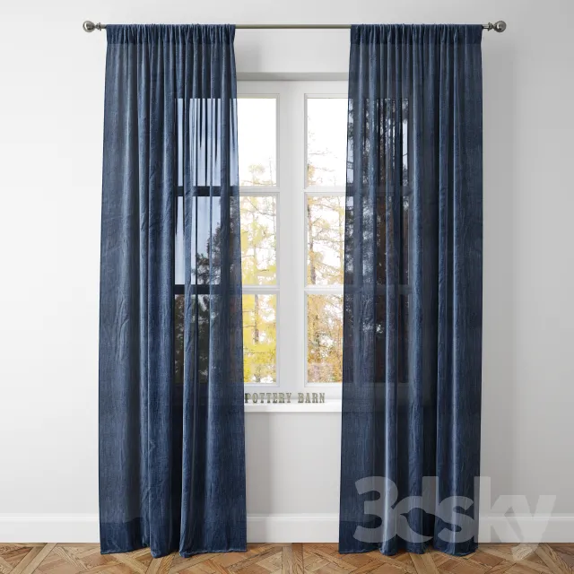 3DSKY MODELS – CURTAIN 3D MODELS – 153