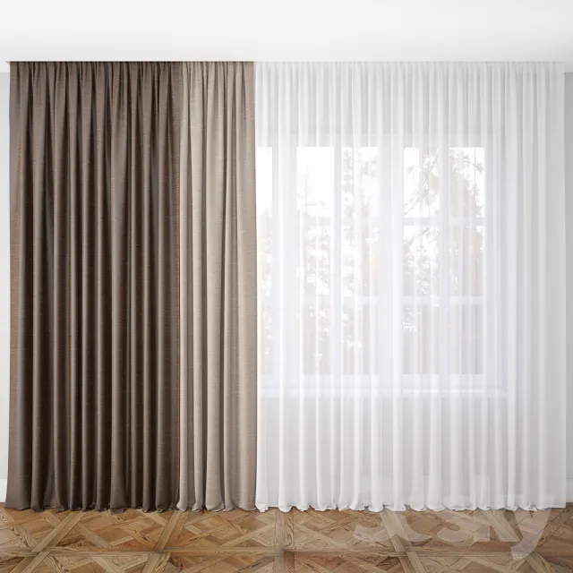 3DSKY MODELS – CURTAIN 3D MODELS – 158