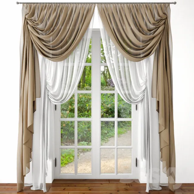 3DSKY MODELS – CURTAIN 3D MODELS – 166