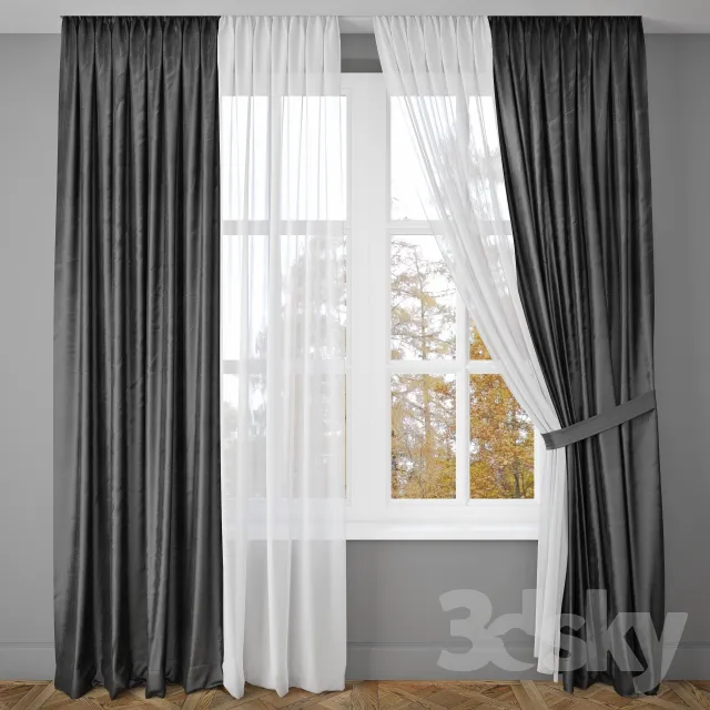 3DSKY MODELS – CURTAIN 3D MODELS – 188