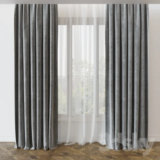 3DSKY MODELS – CURTAIN 3D MODELS – 216