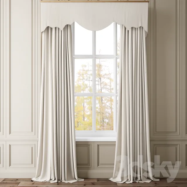 3DSKY MODELS – CURTAIN 3D MODELS – 223