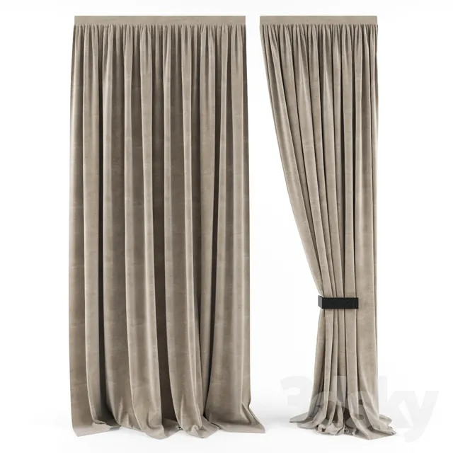 3DSKY MODELS – CURTAIN 3D MODELS – 224