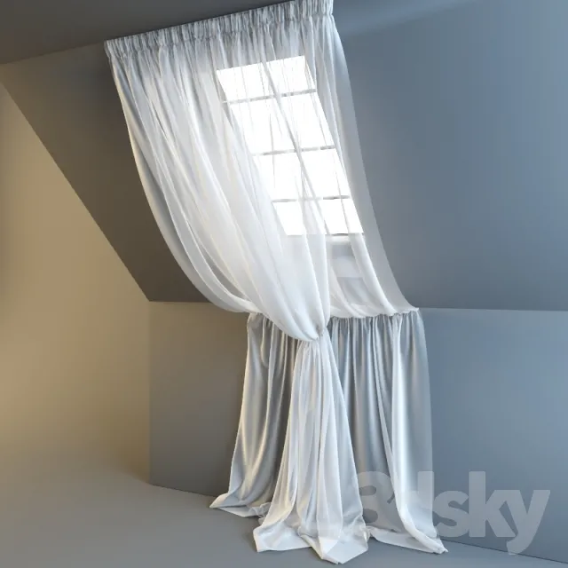 3DSKY MODELS – CURTAIN 3D MODELS – 225