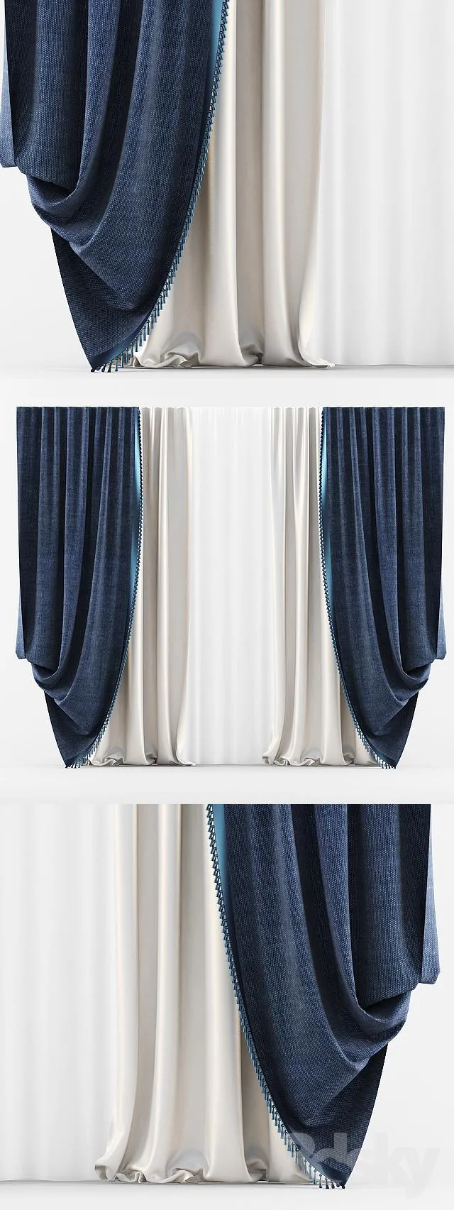 3DSKY MODELS – CURTAIN 3D MODELS – 055