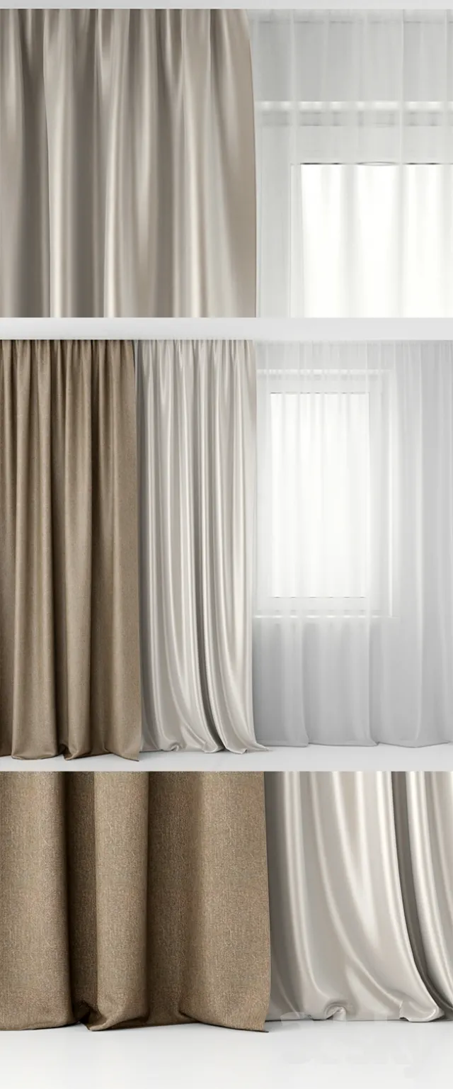 3DSKY MODELS – CURTAIN 3D MODELS – 067