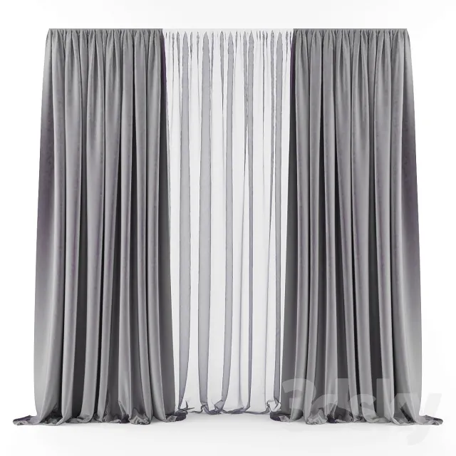 3DSKY MODELS – CURTAIN 3D MODELS – 085