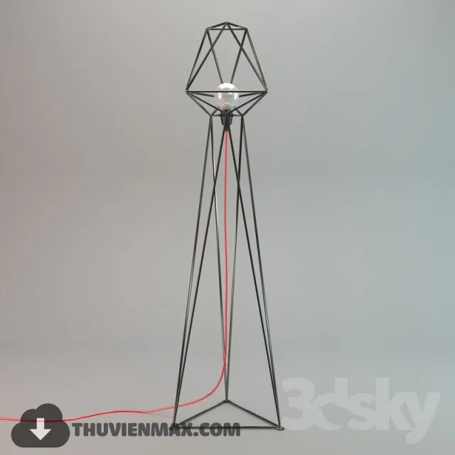 3DSKY MODELS – LIGHTING – Lighting 3D Models – Floor lamp – 015