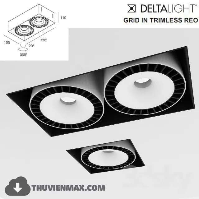 3DSKY MODELS – LIGHTING – Lighting 3D Models – Spot light – 269