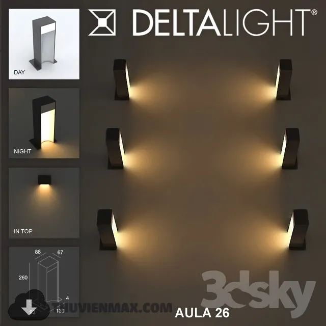 3DSKY MODELS – LIGHTING – Lighting 3D Models – Street and technical lighting – 319