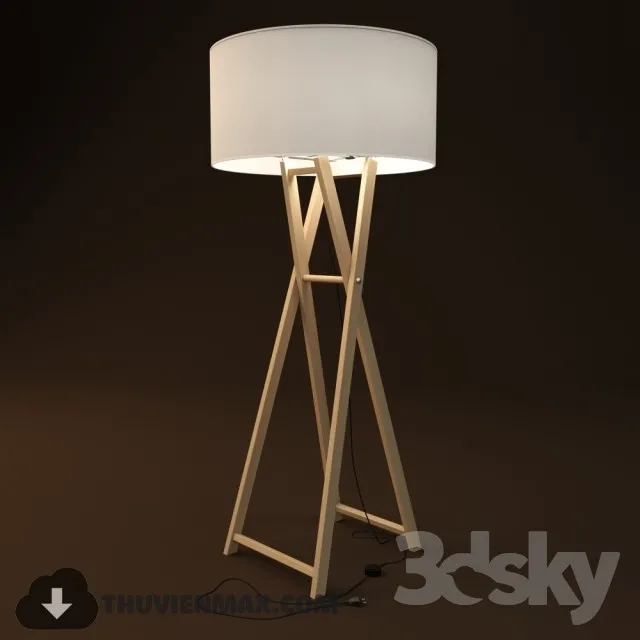 3DSKY MODELS – LIGHTING – Lighting 3D Models – Floor lamp – 037