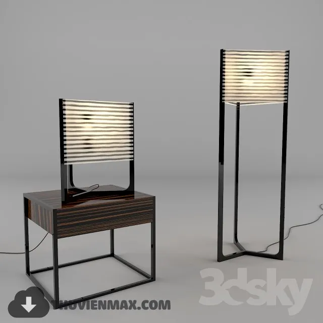 3DSKY MODELS – LIGHTING – Lighting 3D Models – Table lamp – 383