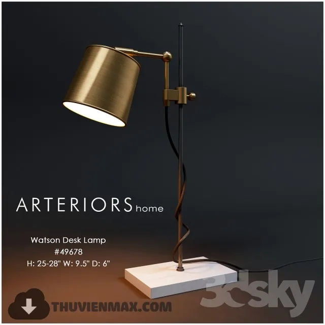3DSKY MODELS – LIGHTING – Lighting 3D Models – Table lamp – 407
