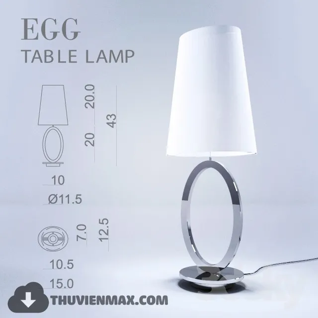 3DSKY MODELS – LIGHTING – Lighting 3D Models – Table lamp – 434