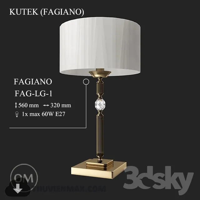 3DSKY MODELS – LIGHTING – Lighting 3D Models – Table lamp – 481