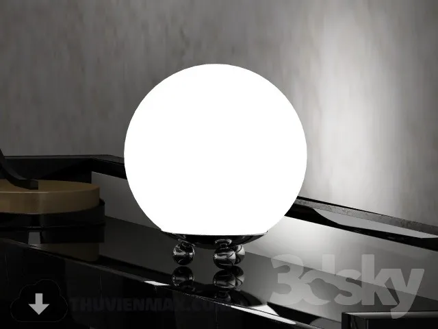 3DSKY MODELS – LIGHTING – Lighting 3D Models – Table lamp – 490