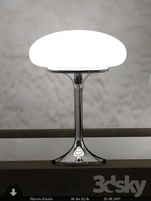 3DSKY MODELS – LIGHTING – Lighting 3D Models – Table lamp – 491
