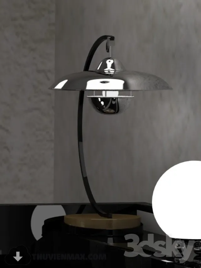 3DSKY MODELS – LIGHTING – Lighting 3D Models – Table lamp – 492