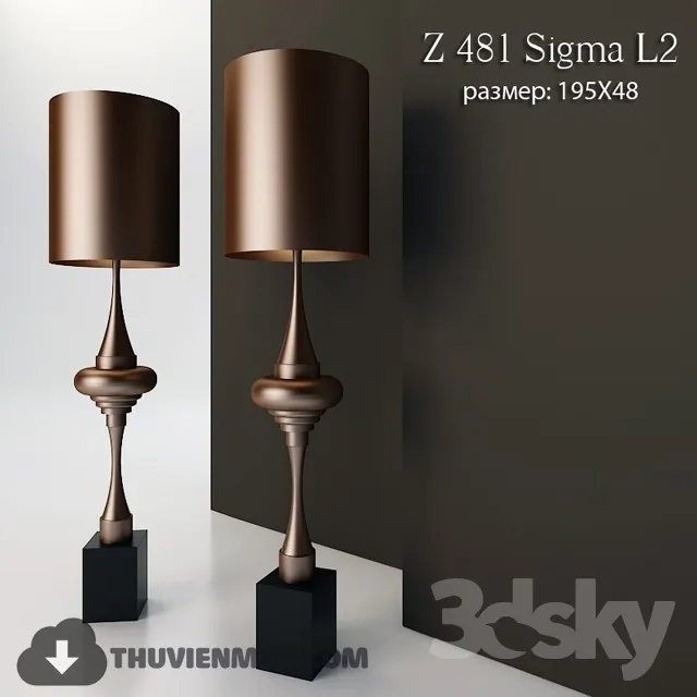 3DSKY MODELS – LIGHTING – Lighting 3D Models – Floor lamp – 006