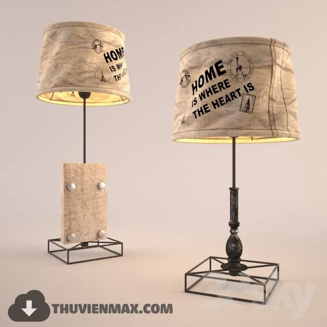3DSKY MODELS – LIGHTING – Lighting 3D Models – Table lamp – 503