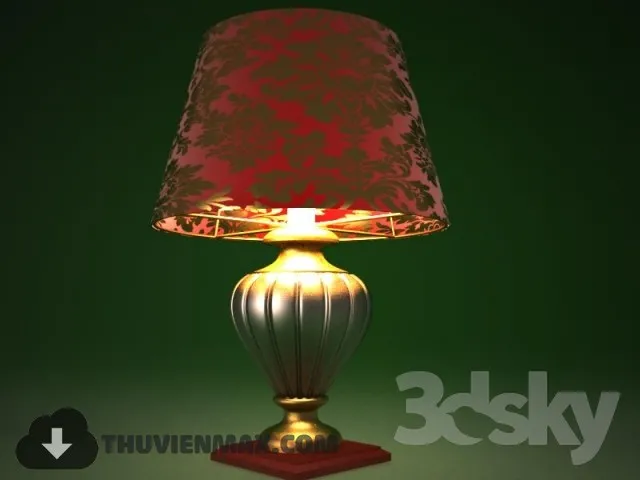 3DSKY MODELS – LIGHTING – Lighting 3D Models – Table lamp – 512