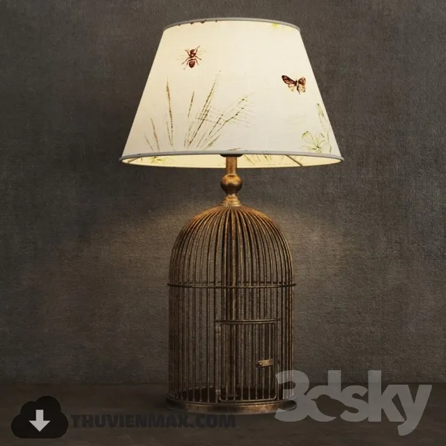 3DSKY MODELS – LIGHTING – Lighting 3D Models – Table lamp – 535