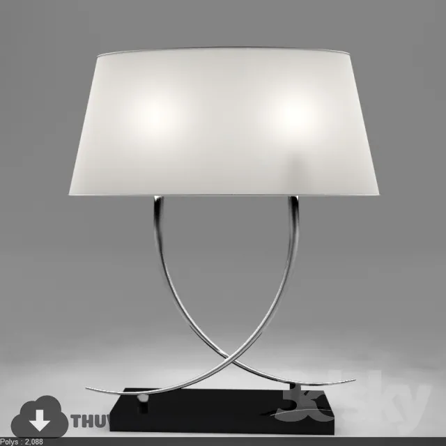 3DSKY MODELS – LIGHTING – Lighting 3D Models – Table lamp – 555
