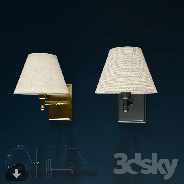 3DSKY MODELS – LIGHTING – Lighting 3D Models – Wall light – 580