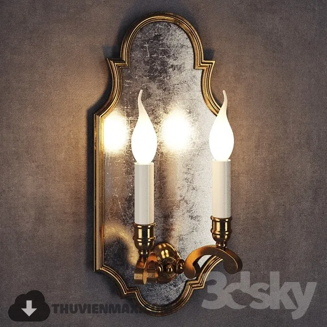 3DSKY MODELS – LIGHTING – Lighting 3D Models – Wall light – 582