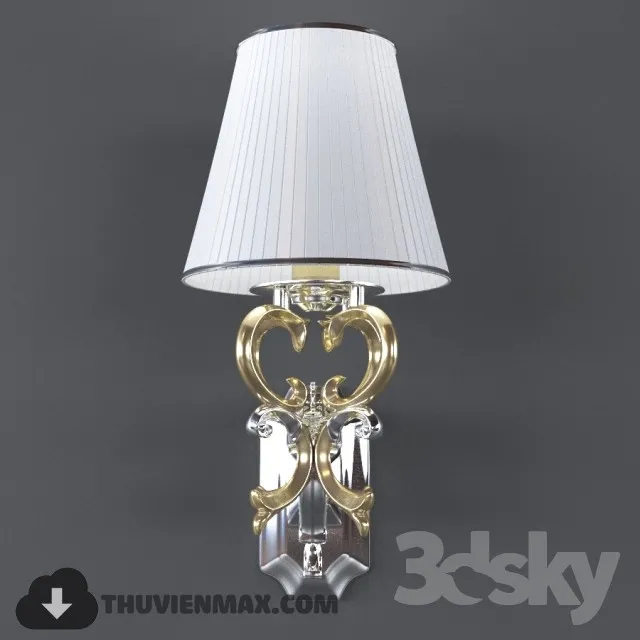 3DSKY MODELS – LIGHTING – Lighting 3D Models – Wall light – 695
