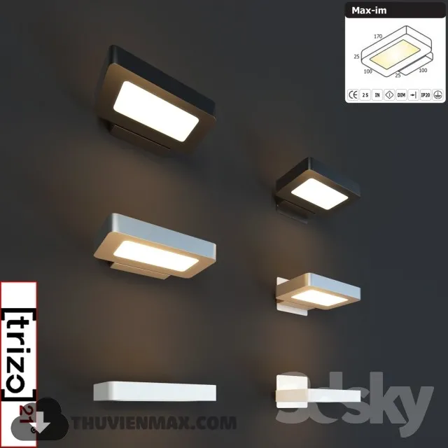 3DSKY MODELS – LIGHTING – Lighting 3D Models – Wall light – 703