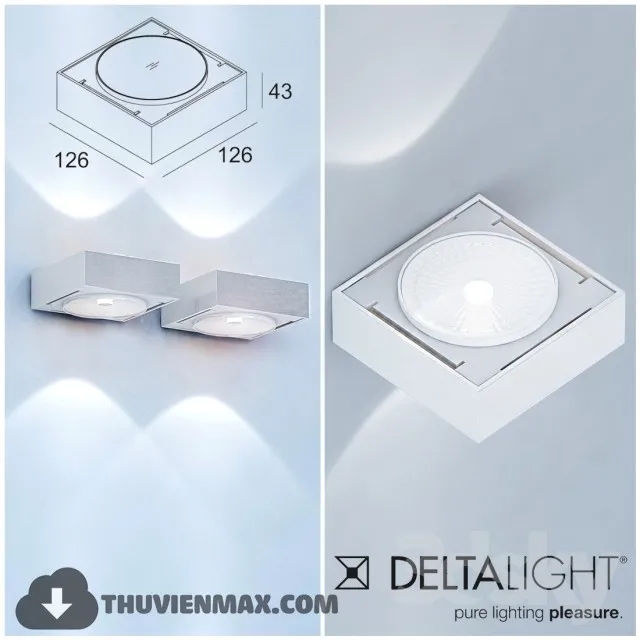3DSKY MODELS – LIGHTING – Lighting 3D Models – Wall light – 705