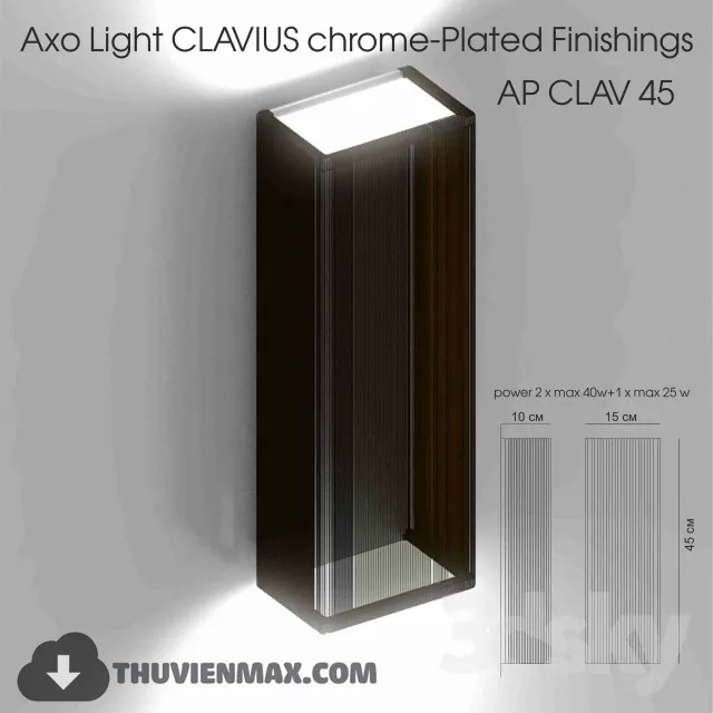 3DSKY MODELS – LIGHTING – Lighting 3D Models – Wall light – 724