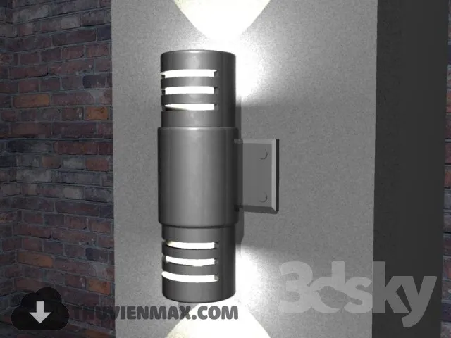 3DSKY MODELS – LIGHTING – Lighting 3D Models – Wall light – 761