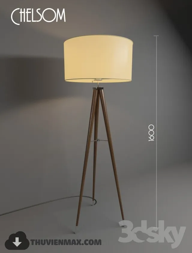 3DSKY MODELS – LIGHTING – Lighting 3D Models – Floor lamp – 078