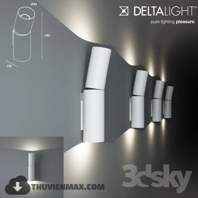 3DSKY MODELS – LIGHTING – Lighting 3D Models – Wall light – 831