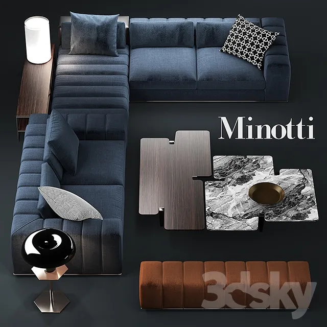 3DSKY MODELS – SOFA 3D MODELS – 308