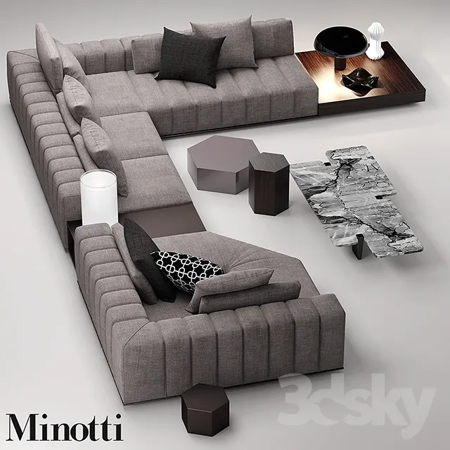 3DSKY MODELS – SOFA 3D MODELS – 309