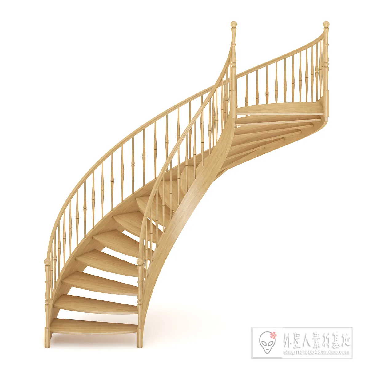 3DSKY PRO MODELS – STAIR 3D MODELS – 011