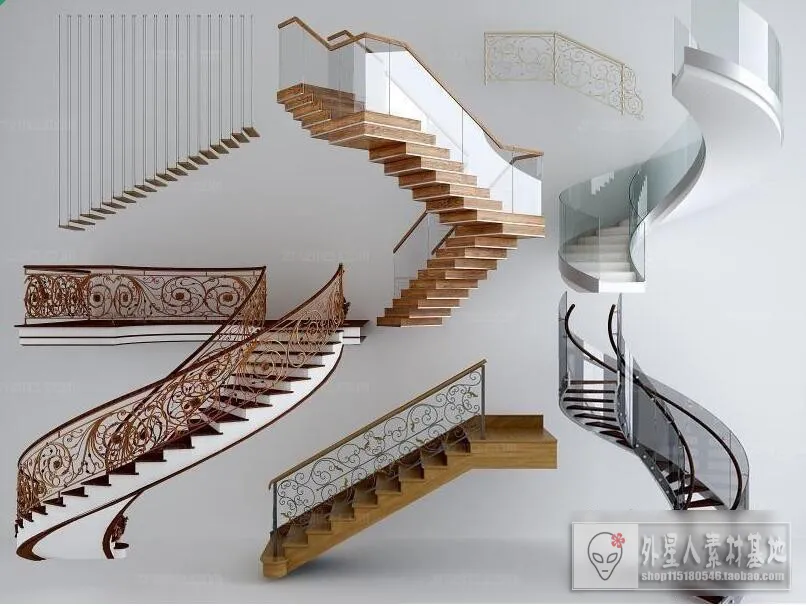 3DSKY PRO MODELS – STAIR 3D MODELS – 113