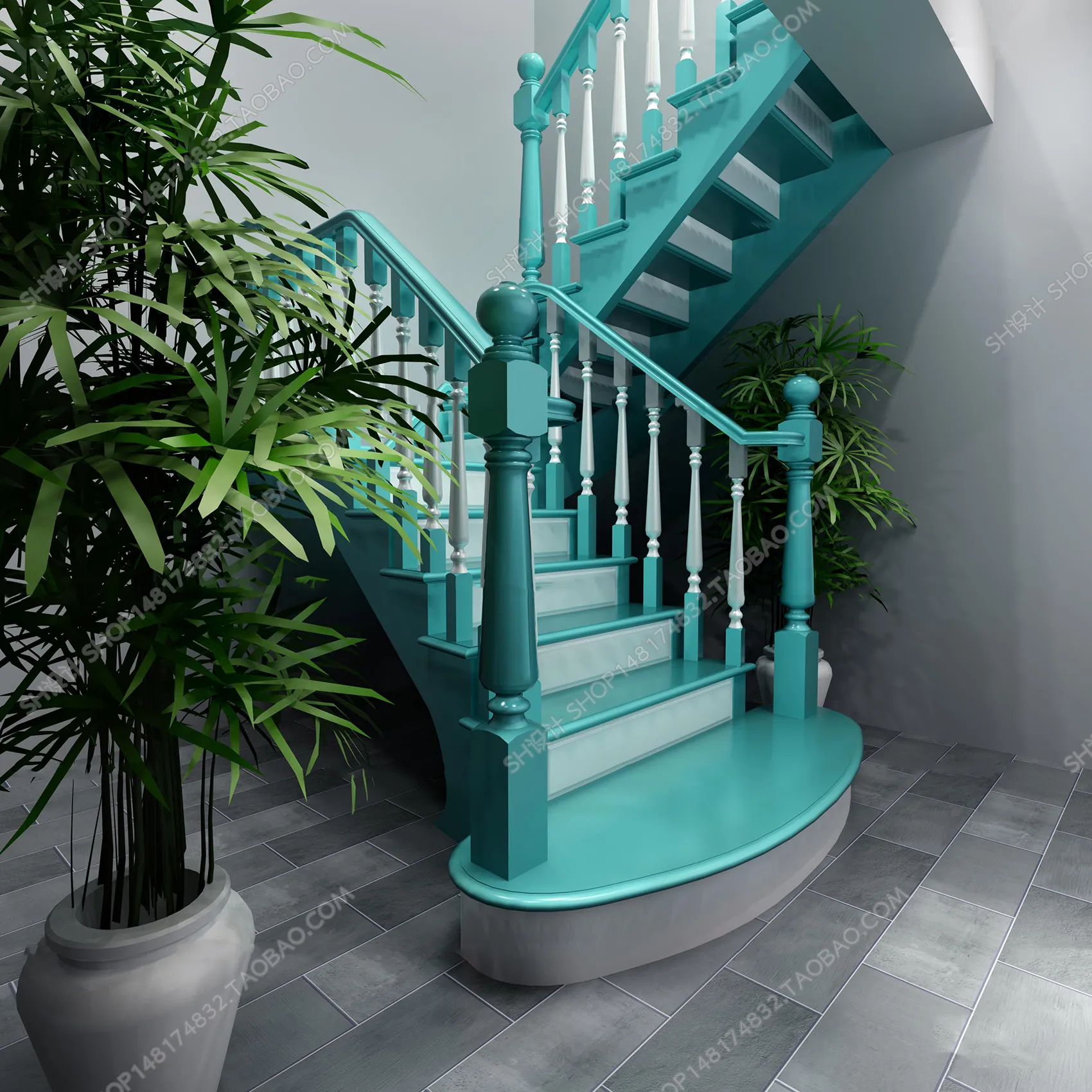 3DSKY PRO MODELS – STAIR 3D MODELS – 117