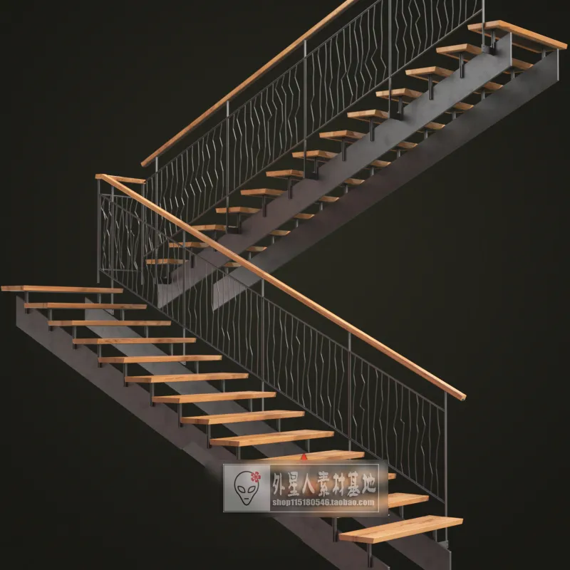 3DSKY PRO MODELS – STAIR 3D MODELS – 004