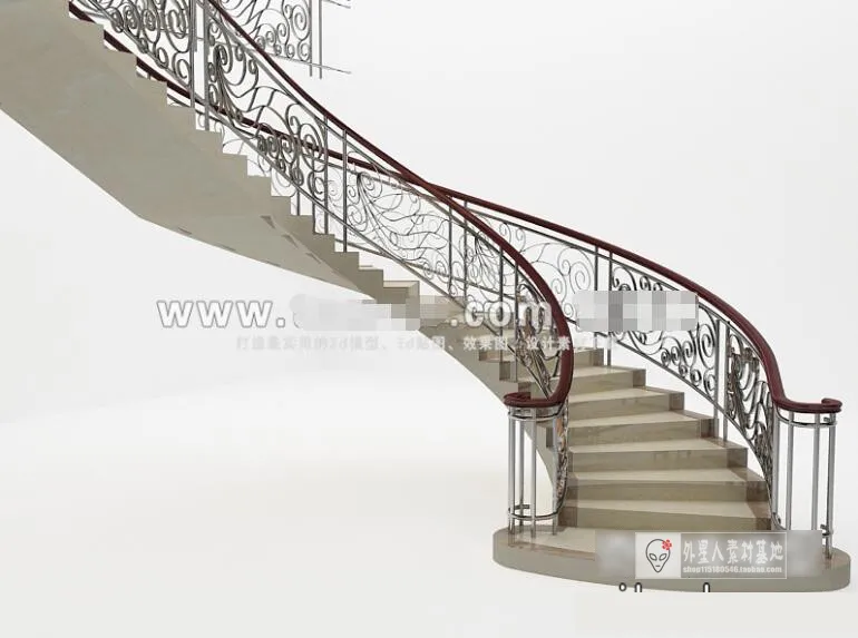 3DSKY PRO MODELS – STAIR 3D MODELS – 044