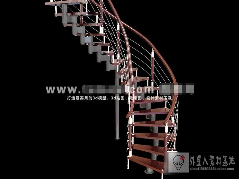 3DSKY PRO MODELS – STAIR 3D MODELS – 048