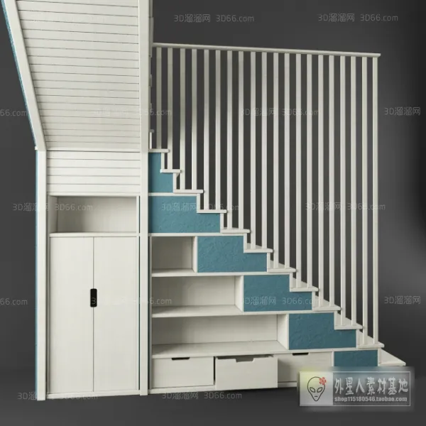 3DSKY PRO MODELS – STAIR 3D MODELS – 077