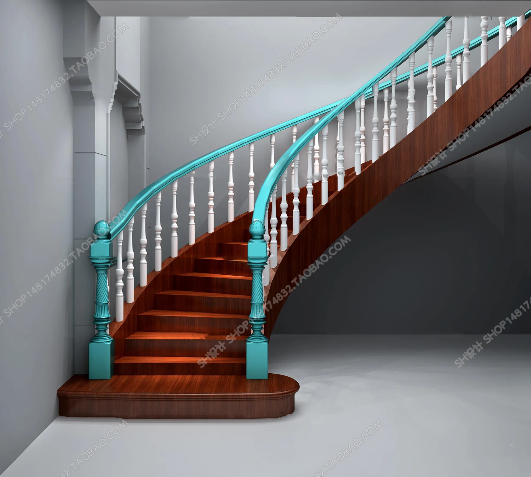 3DSKY PRO MODELS – STAIR 3D MODELS – 096