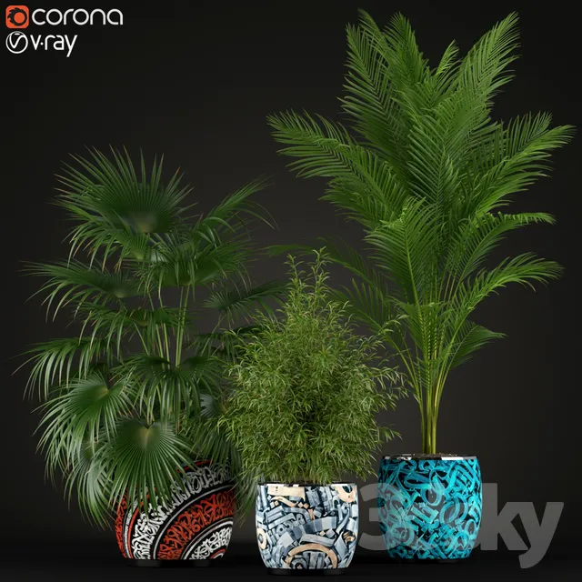 PLANT 3D MODELS – FLOWER 3D MODELS – 301