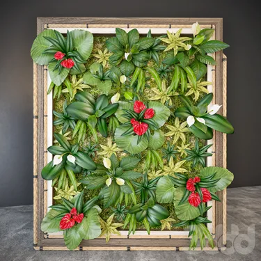 PLANT 3D MODELS – FLOWER 3D MODELS – 039
