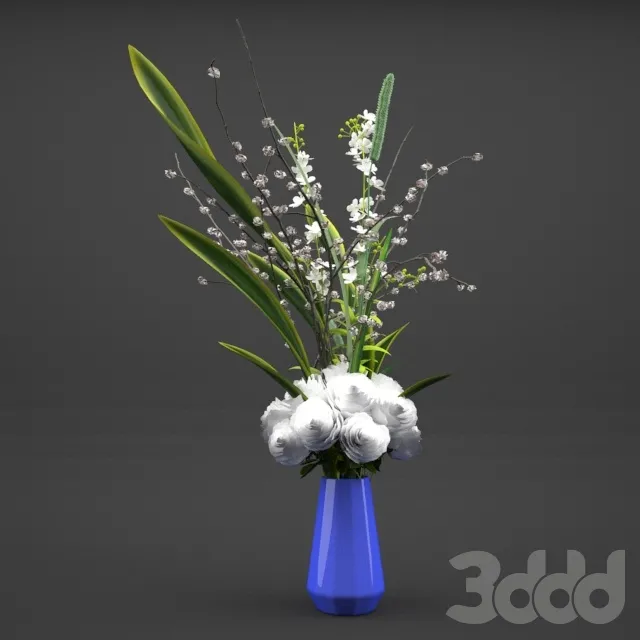 PLANT 3D MODELS – FLOWER 3D MODELS – 558