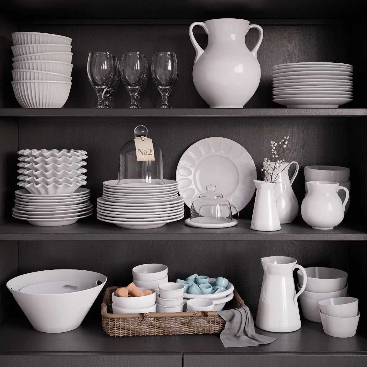 KITCHEN – TABLEWARE 3DSKYMODELS – 238